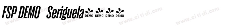 FSP DEMO   Seriguela字体转换